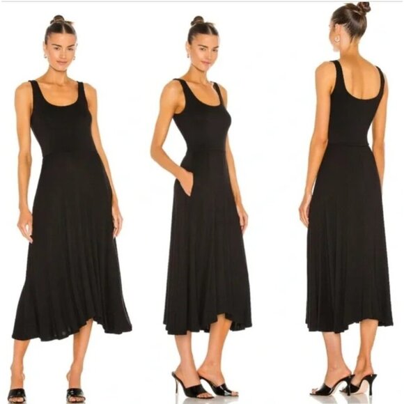 NWT Vince Full Skirt Square Neck Dress Size L - Picture 1 of 10